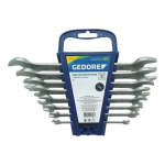 JOGO DE CHAVES FIXAS GEDORE 6‑22 MM 8 PEÇAS AÇO CROMO VANADIUM PROFISSIONAL